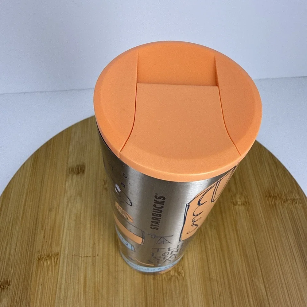 Starbucks‎ TEXAS Travel Tumbler Mug Stainless Steel 16oz Been There 2021 Orange